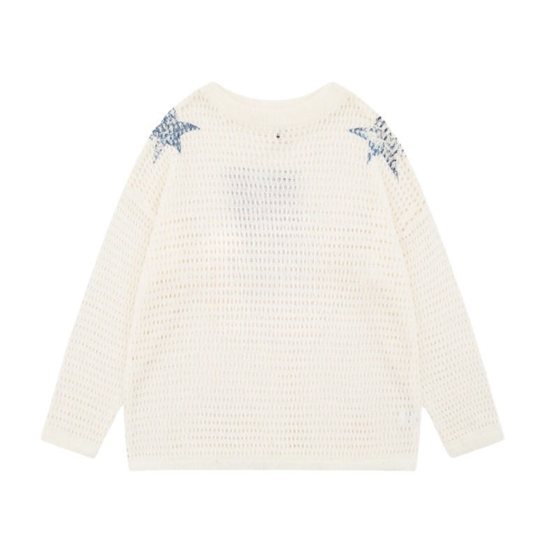 Trendy Hollow Knit Sunscreen Casual LongSleeve